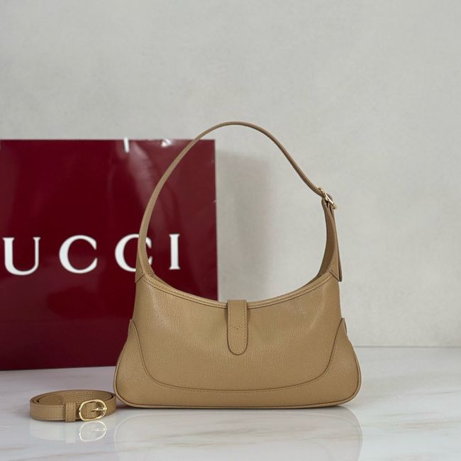 Gucci Jackie Slim medium shoulder bag 863137 Apricot