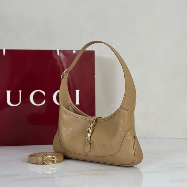 Gucci Jackie Slim medium shoulder bag 863137 Apricot