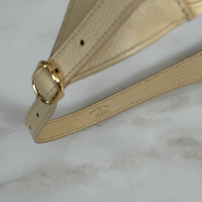Gucci Jackie Slim medium shoulder bag 863137 light yellow