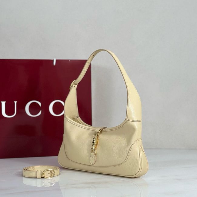 Gucci Jackie Slim medium shoulder bag 863137 light yellow