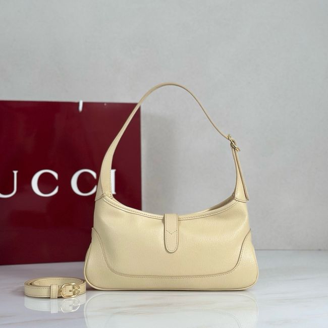 Gucci Jackie Slim medium shoulder bag 863137 light yellow