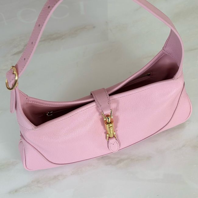 Gucci Jackie Slim medium shoulder bag 863137 pink