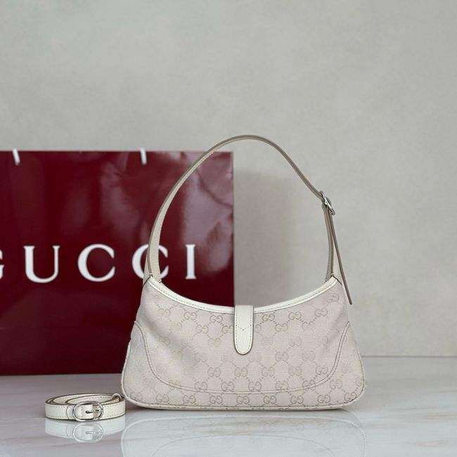 Gucci Jackie Slim medium shoulder bag 863137 silver