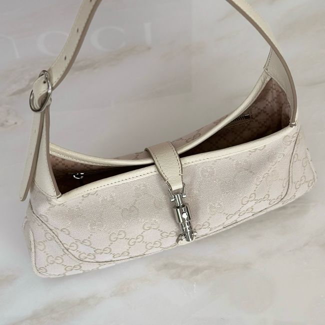 Gucci Jackie Slim medium shoulder bag 863137 silver
