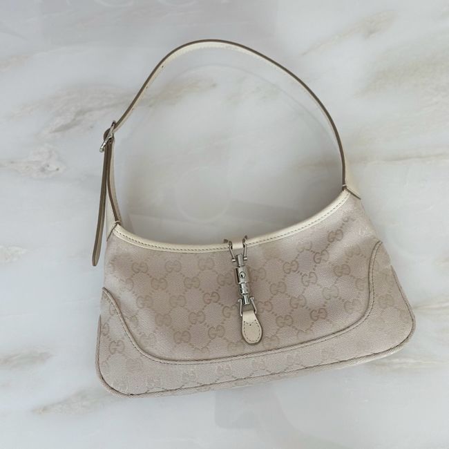 Gucci Jackie Slim medium shoulder bag 863137 silver