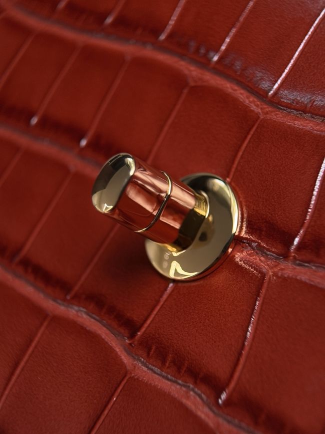 CHANEL Mini Flap Bag with Top Handle AS6424 red