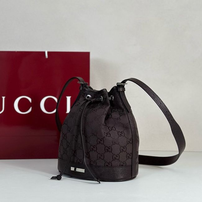 Gucci Venice small bucket bag 875237 black Gucci Venice small bucket bag 875237 black