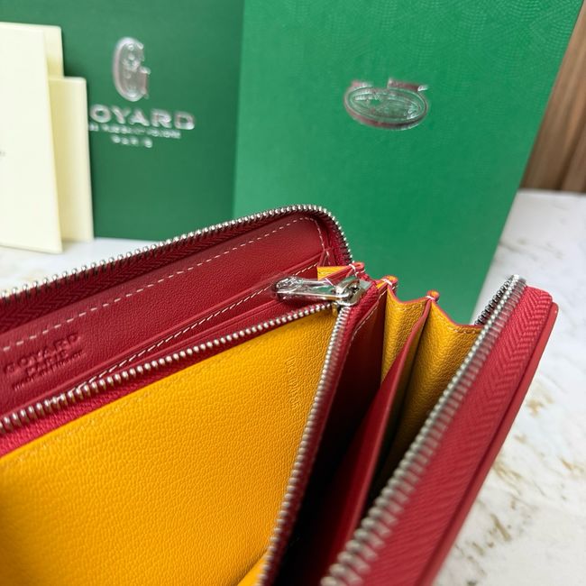 Goyard MATIGNON zip Wallet CL50P red