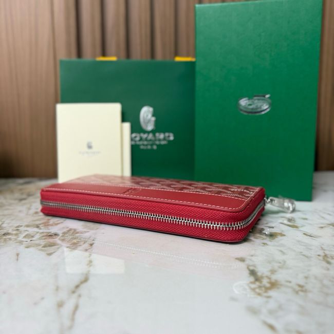 Goyard MATIGNON zip Wallet CL50P red