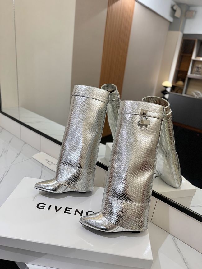 Givenchy High Boots Calfskin Heel 8.5CM 64150-5