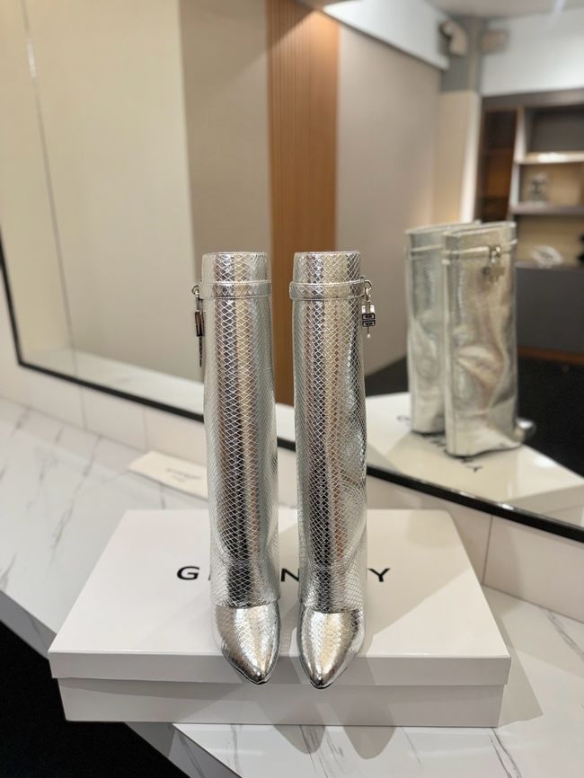 Givenchy High Boots Calfskin Heel 8.5CM 64150-5