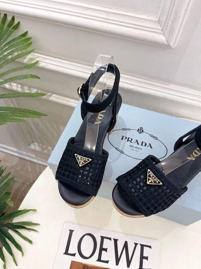Prada Rubber platform sandals 1X267O-4