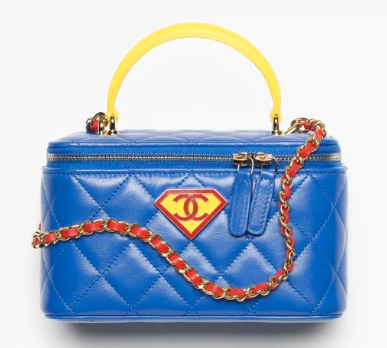 Chanel Long Vanity with Chain AP2199 Blue& Yellow & Red