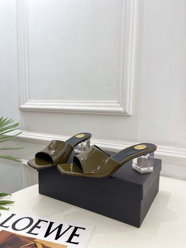 Saint Laurent SABRINA mules in TPU 5CM 64172-6