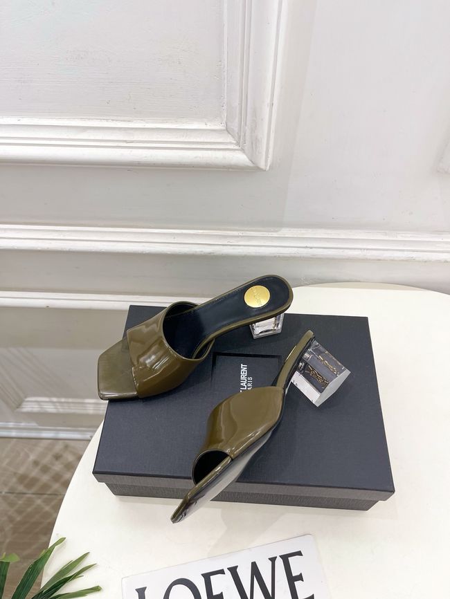 Saint Laurent SABRINA mules in TPU 5CM 64172-6