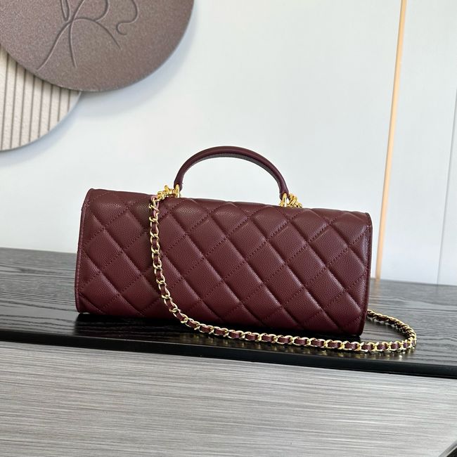 Chanel Clutch with chain AP5280 Burgundy