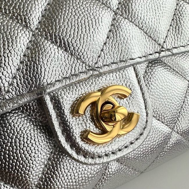 Chanel Clutch with chain AP5280 Silver Chanel Clutch with chain AP5280 Silver