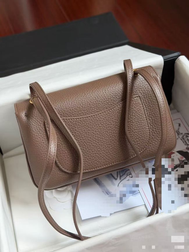 Chanel Mini Flap Bag AS6573 brown Chanel Mini Flap Bag AS6573 brown