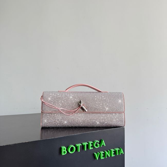 Bottega Veneta Andiamo Clutch Crystal 32190 pink Bottega Veneta Andiamo Clutch Crystal 32190 pink