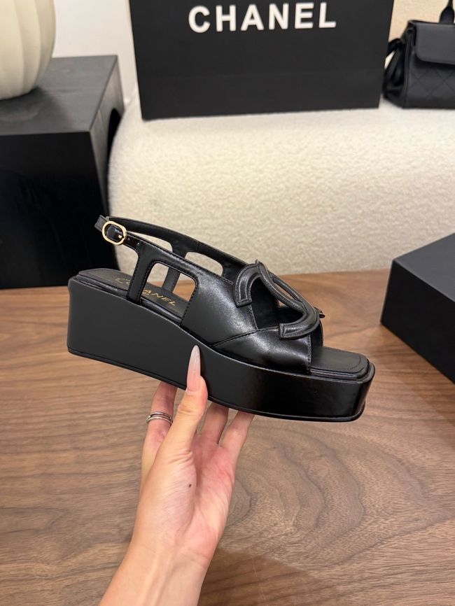 CHANEL Sandals Calfskin 55mm G47401-2