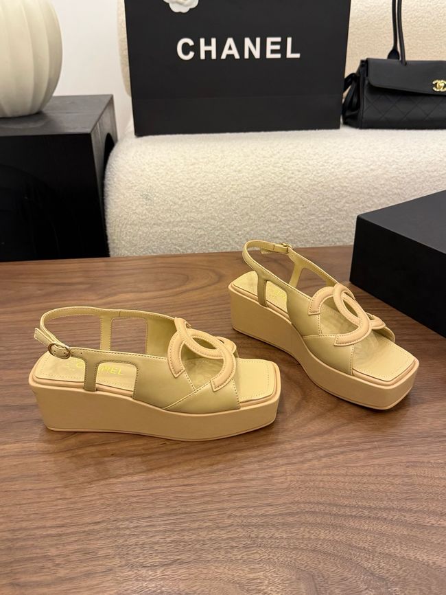 CHANEL Sandals Calfskin 55mm G47401-4