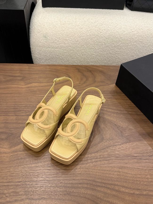 CHANEL Sandals Calfskin 55mm G47401-4