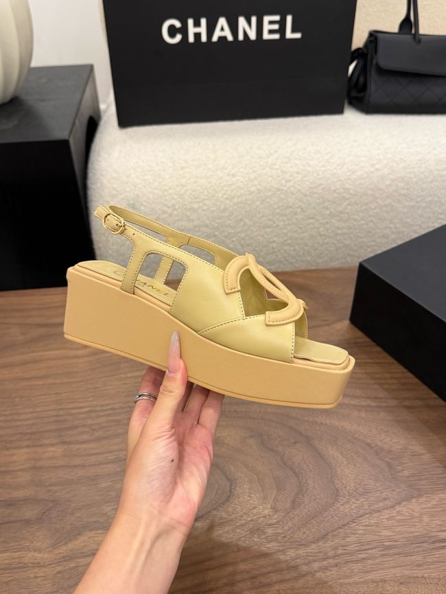CHANEL Sandals Calfskin 55mm G47401-4