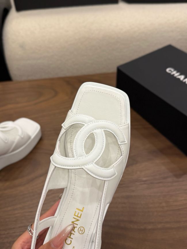 CHANEL Sandals Calfskin 55mm G47401-5