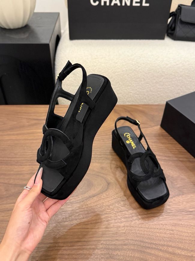 CHANEL Sandals Calfskin 55mm G47401-6
