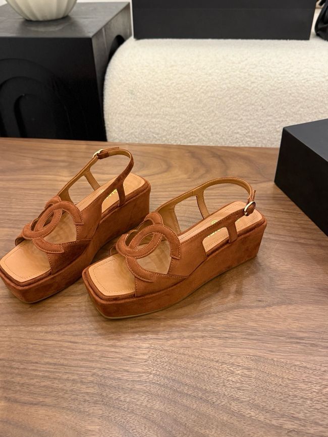 CHANEL Sandals Calfskin 55mm G47401-7