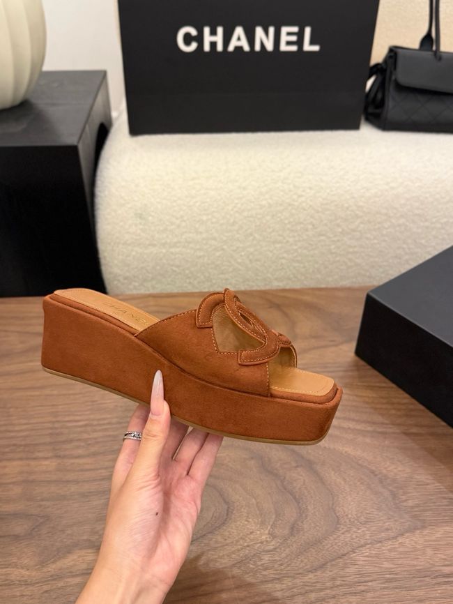 CHANEL slippers 5CM 64203-2