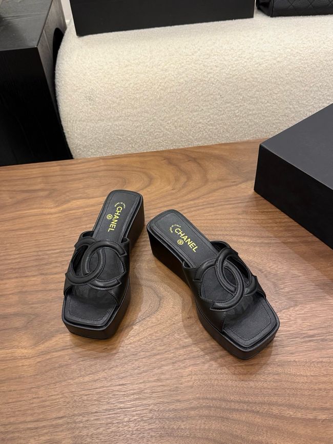 CHANEL slippers 5CM 64203-4