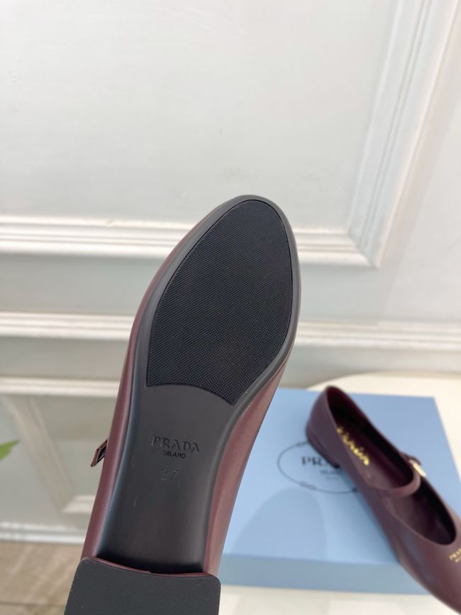 Prada Leather ballerinas 64205-2