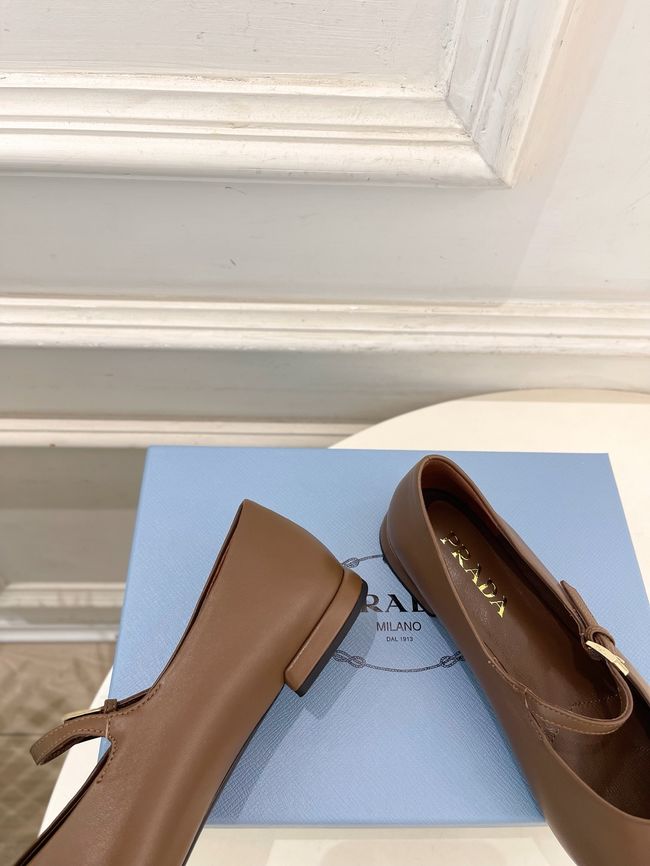Prada Leather ballerinas 64205-3
