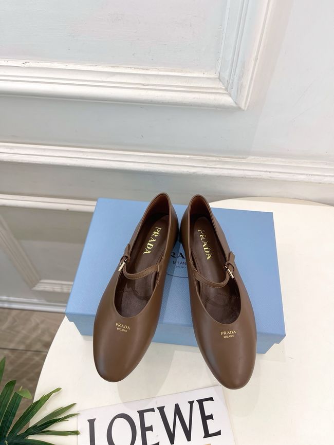Prada Leather ballerinas 64205-3