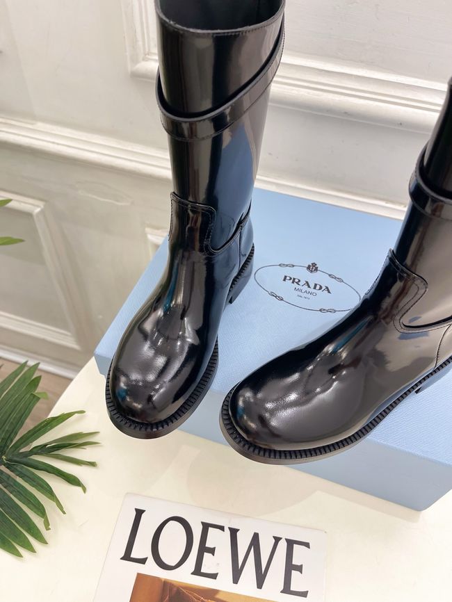 Prada Leather mid-calf boots 64207-2