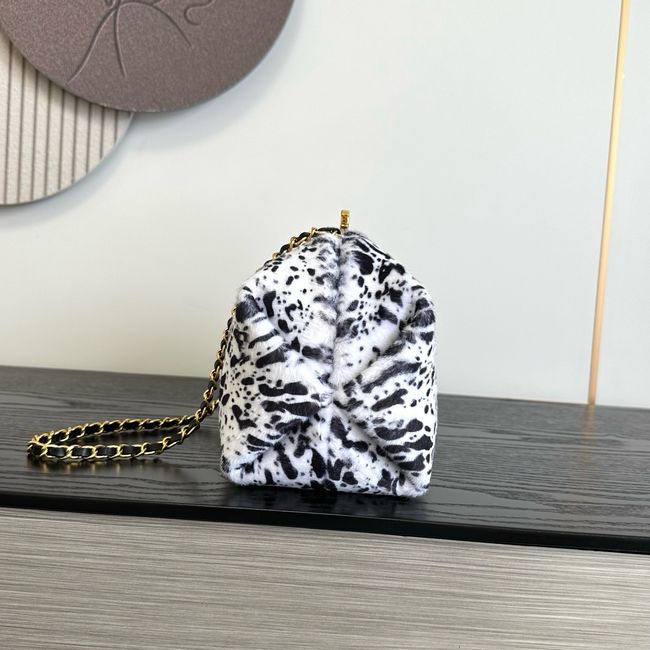Chanel Clutch with chain AP5252 White & Black
