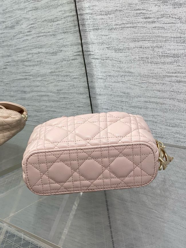 Mini Dior Toujours Hobo Bag Cannage Lambskin M2868O Ballet Pink Mini Dior Toujours Hobo Bag Cannage Lambskin M2868O Ballet Pink