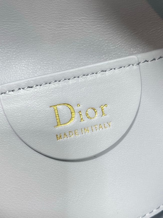 Mini Dior Toujours Hobo Bag Cannage Lambskin M2868O ice blue Mini Dior Toujours Hobo Bag Cannage Lambskin M2868O ice blue