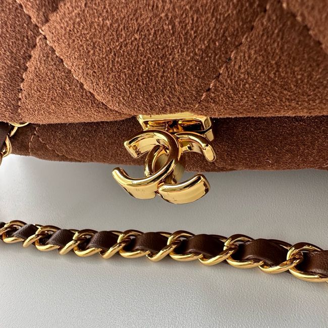 Chanel Clutch with chain AP5252 Brown Chanel Clutch with chain AP5252 Brown