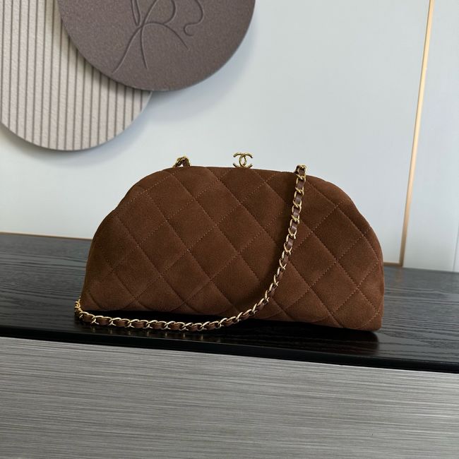 Chanel Clutch with chain AP5252 Brown Chanel Clutch with chain AP5252 Brown