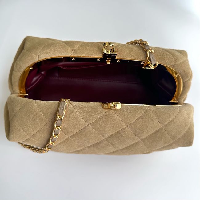 Chanel Clutch with chain AP5252 Dark Beige