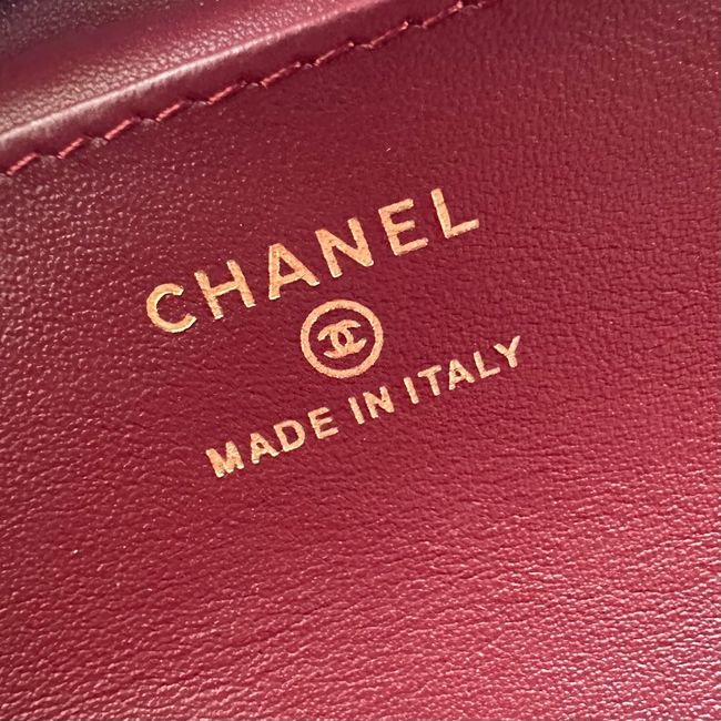Chanel Clutch with chain AP5252 Dark Brown