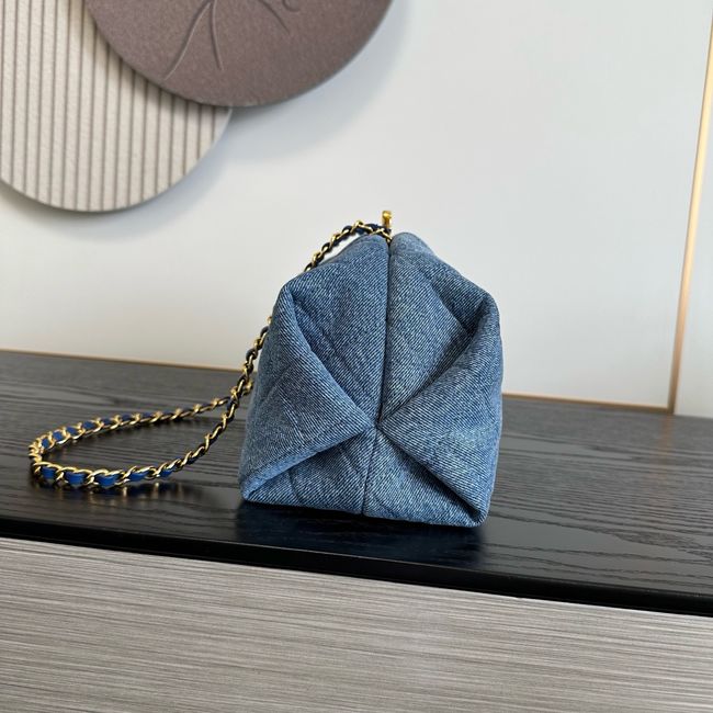 Chanel Clutch with chain AP5252 denim blue