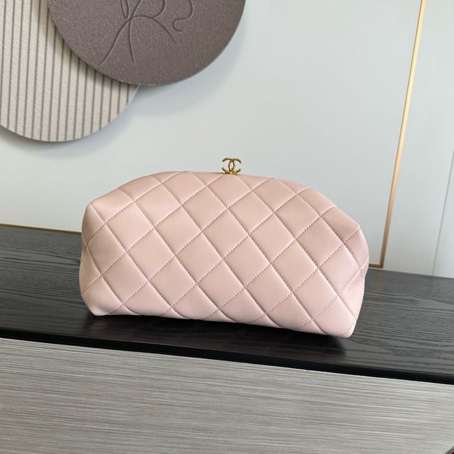 Chanel Clutch with chain Lambskin AP5252 pink