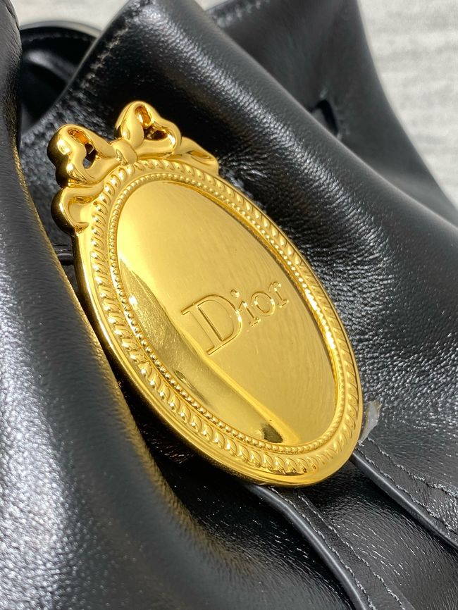 Dior Calfskin Medium Tote Bag 67534 black Dior Calfskin Medium Tote Bag 67534 black