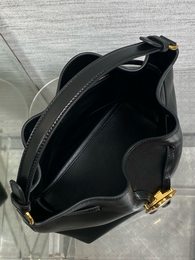 Dior Calfskin Medium Tote Bag 67534 black Dior Calfskin Medium Tote Bag 67534 black