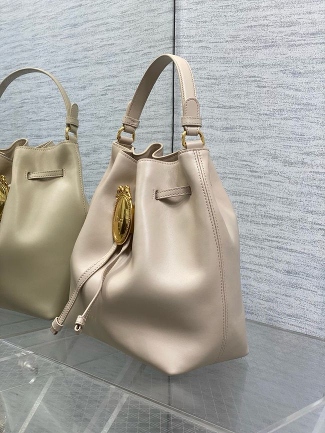 Dior Calfskin Medium Tote Bag 67534 nude