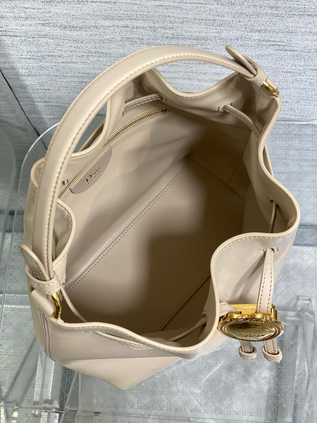 Dior Calfskin Medium Tote Bag 67534 nude