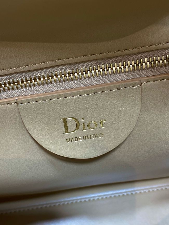 Dior Suede Calfskin Medium Tote Bag 67534 Apricot